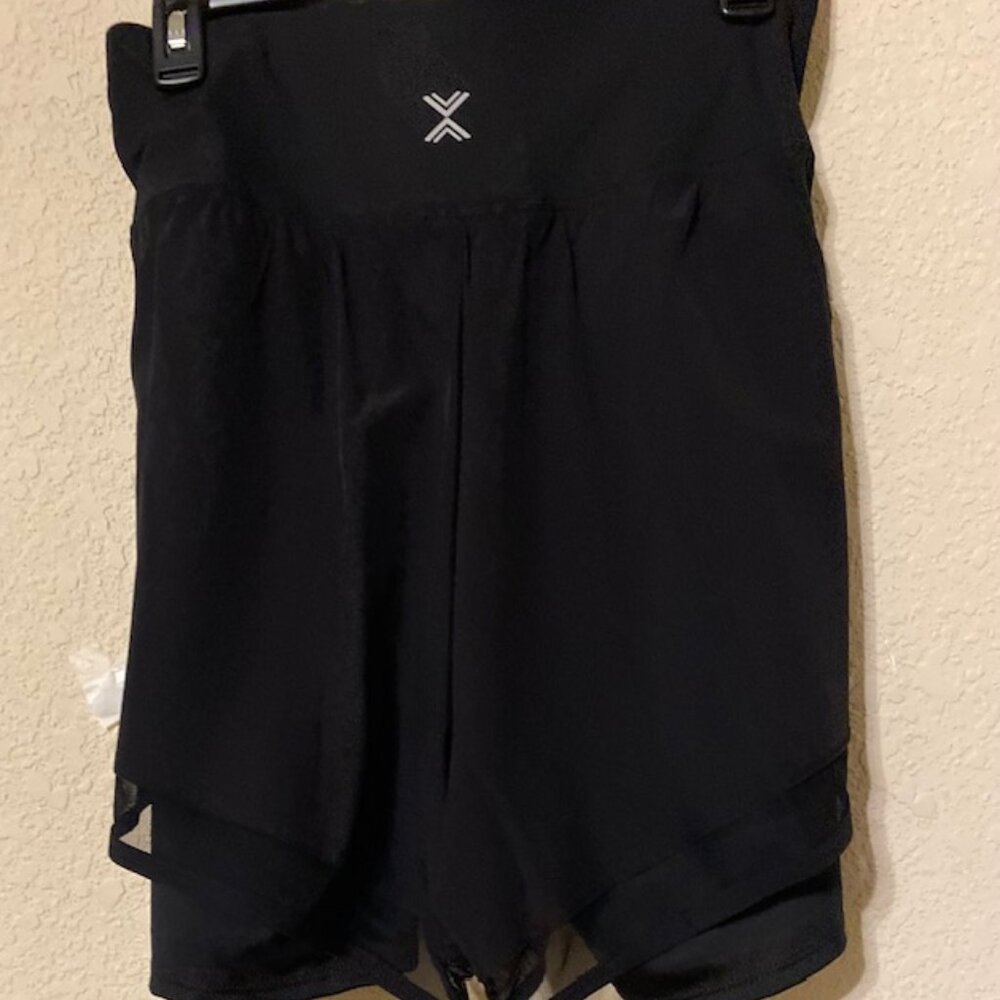 Workout Shorts with Mesh Trim